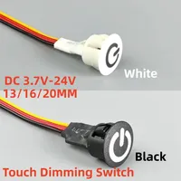 2-1 interrupteurs intelligents à capteur tactile pour la maison, contrôleur de luminosité réglable, DC5V 12V 24V, en plastique, pour bandes lumineuses, lampes murales et de bureau, LED