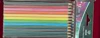 Crayons à dessin et à croquis de 12 couleurs, fournitures artistiques multicolores, emballage sous blister