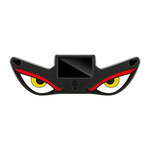 Evil Eye Blinking Solar Car <b>Light</b> Led Display Screen Suction Cup Installation For Car <b>Window</b> Warning <b>Light</b> Ip65 Abs Material - Product Image 1
