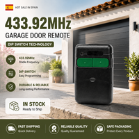 Télécommande de porte de garage de haute qualité 433,92 MHz avec interrupteur DIP, contrôleur sans fil pour barrière de parking et volet roulant