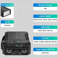 Alimentation électrique Batterie au lithium Générateur solaire Stockage d'énergie portable Maison 96000mah DC Lifepo4 100000mah Centrale électrique