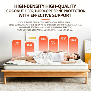 Colchón Plegable de Látex y Fibra de Coco, <span class=keywords><strong>Cama</strong></span> Portátil para Suelo, Transpirable, Impermeable, Ecológico, Antiácaros, para Hospital y Dormitorio - Product Image 5