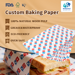Eco Friendly Parchment <strong>Paper</strong> Biodegradable Double Sides 40gsm Silicone Coated <strong>Baking</strong> <strong>Paper</strong> for Pastry Making - Product Image 1