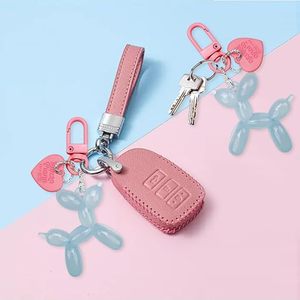 Stock Ready Jelly Balloon Dog Keychain for Teens Girls Cute Poodle Keyring Bag Charms <b>Purse</b> Accessories Aesthetic Jewelry RTS - Product Image 4