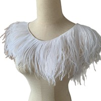 Plumes d'autruche teintées et lavées, directement de l'usine, pour robes de haute couture, garnitures en dentelle, accessoires vestimentaires et tenues de danse de performance