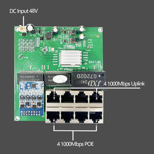 สวิตช์ 8 พอร์ต 10/100/1000Mbps กิกะบิต ชิป <span class=keywords><strong>Realtek</strong></span> RTL8370N อินเทอร์เฟซ UTP RJ45  ไฟฟ้ากระแสตรง 2 ขา  สำหรับอุปกรณ์ปัญญาประดิษฐ์ - Product Image 3