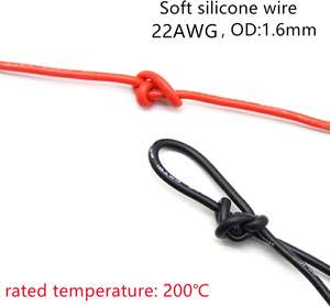 20 세트 미니 마이크로 JST-XH 2.54mm 피치 2 핀 수형 커넥터 10cm 오토바이 자동차 용 PVC 절연 실리콘 와이어 케이블 - Product Image 6