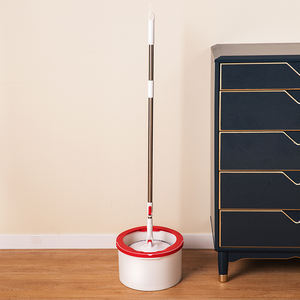 Diskon besar desain baru pel putar datar dengan pemisah air kotor tangan bebas malas berputar 360 ember pembersih ember datar Set Pembersih - Product Image 5