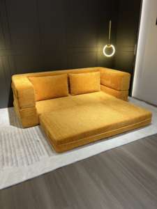 Moderne modulaire opvouwbare slaapbank met sponsvulling, vacuüm verpakt, hete aanbieding voor appartementen en woonkamers - Product Image 3