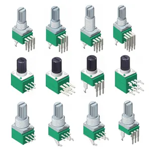 Electric Potentiometers Rotary 9mm Vertical 50k Potentiometer