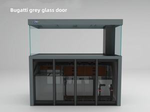 Tanque de peces grande, Acuario de cristal, sala de estar, tanque de peces dragón, 1,2 m, 1,5 m, 1m, 3M, filtro de gabinete inferior de aleación de aluminio - Product Image 6