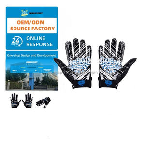 Amman <span class=keywords><strong>Gants</strong></span> d'entraînement de hockey pour jeunes avec logo personnalisé de haute qualité Protection des doigts en cuir pour les gardiens de but de cyclisme Fourniture en gros - Product Image 4