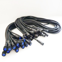 Câbles d'extension pour éclairage de scène, conducteurs en cuivre, isolation IP65, étanches, pour alimentation et DMX, câbles pour éclairage de scène LED