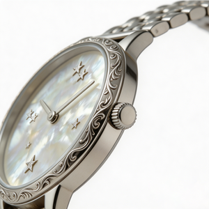 Reloj de Cuarzo Minimalista y Elegante para Mujer con Logotipo Personalizado al por Mayor - Reloj de Pulsera de Acero Inoxidable Resistente al Agua - Product Image 2
