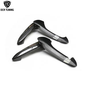 Pour BMW G80 G82 G20 G22 G30 G15 F40 F95 F90 couvercle de poignée de porte en Fiber de carbone sec 4 pièces/ensemble garniture de protection de porte externe - Product Image 6