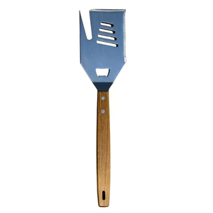 Rustproof Stainless Steel <b>BBQ</b> Spatula with Wooden Handles Heat-Resistant up to 500.F Kitchen Tool Accessories - Product Image 3
