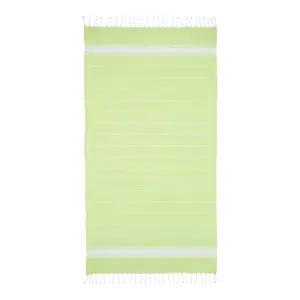 Toalla de playa de algodón reciclado, merchandising sostenible - Product Image 2