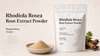 Extrait de racine de Rhodiola Rosea en poudre 3% 5% Salidroside – Soutient l'immunité – Matière première végétale naturelle – 1kg – Échantillon gratuit