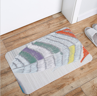 YIJIA — tapis de porte entièrement rayé, imprimé numérique, à rayures, offre spéciale,