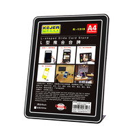 Support de carte Kejea, support de carte de menu, support d'affichage, support de carte coulissant en forme de L, format A4, A5, A6, support de numéro de table