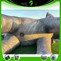 Modèle d'éléphant gonflable réaliste personnalisé, design sur mesure pour parc à thème et mascotte de marque
