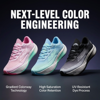 Chaussures de course unisexe respirantes et imperméables avec soutien de la voûte plantaire et large embout pour pieds plats – Personnalisables – Vente en gros