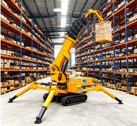Grue araignée de 1,5 tonne fabriquée en Chine, à flèche télescopique et commande sans fil pour levage de haute précision