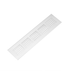 Rejilla de Ventilación de Aleación de Aluminio JIUFA de 50 mm x 150 mm para Panel de Puerta de Armario de Zapatos, Plana, para Disipación de Calor y Ventilación - Product Image 1