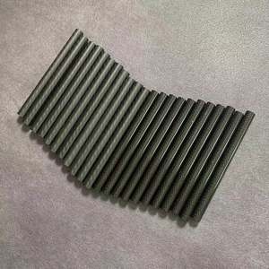 拡張バトンカーボンファイバーチューブ無煙炭ライトベア高圧テレスコピックプロフェッショナル - Product Image 3