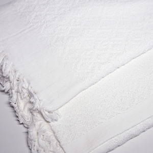 Serviettes Ihram Ahram en polyester doux pour hommes Vêtements à motif solide pour le Hajj Umrah - Product Image 2