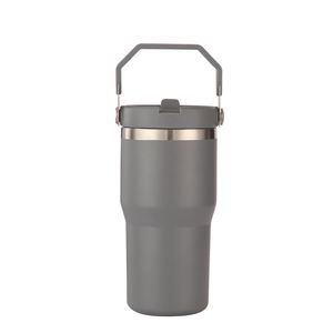 Insulated Coffee Travel Tumbler with Handle Grip, 30oz Stainless Steel Cup for Car Outdoor and Daily Drinks - Product Image 5