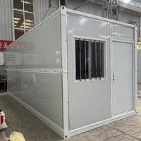 Maison préfabriquée pliable prête à l'emploi en conteneur, mobile et transportable, à vendre – Prix des maisons mobiles pliantes préfabriquées