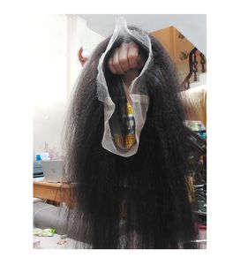 Cabello humano virgen rizado birmano vietnamita sin pegamento 360 HD completo para cierre Frontal de encaje fabricante de estándares internacionales - Product Image 1