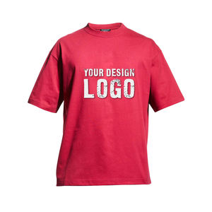 T-shirt décontracté d'été pour homme, couleur unie, manches courtes, ample, respirant, en coton personnalisé, épaules tombantes, coupe oversize - Product Image 4