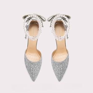 Fairy Wind Sandals Nuevos zapatos de boda de cristal Bao Toe <span class=keywords><strong>Sandalias</strong></span> Tacones altos Mujer <span class=keywords><strong>Pies</strong></span> gordos Zapatos de tacón de aguja de tamaño ancho - Product Image 3