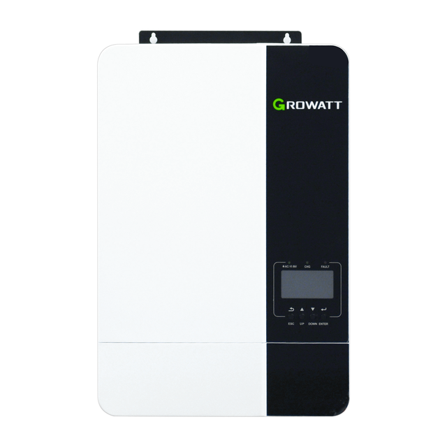 Hybrid Inverter Growatt Spf 6000 Es Plus Wifi Single Phase Dual Mppt 6Kw On-Grid Off-Grid Inverter for Solar System