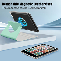 Étui de protection transparent avec béquille amovible pour Kindle Paperwhite 12e génération 7 pouces 2024/2025 KPW6, étui à rabat en cuir PU pour tablette, fermeture automatique