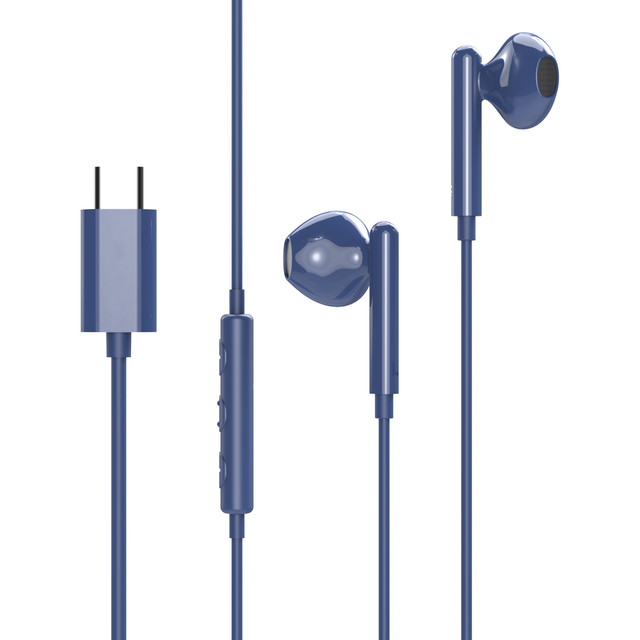 High Quality Hifi Stereo Type C Wired in Ear Earphones Best Gaming Earbuds With Mic