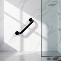 Main courante murale antidérapante en acier inoxydable 304 au design moderne, garantie 1 an, pour salle de bain, toilettes, douche, baignoire