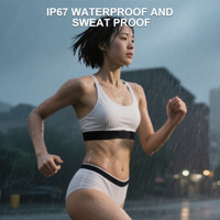 ODIER Sangle de poitrine flexible anti-transpiration Moniteur de fréquence cardiaque pour cyclisme Course à pied Sports Timing Surveillance Dispositif de suivi
