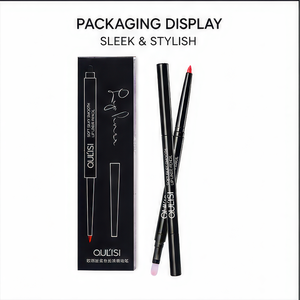 Crayon à lèvres double embout automatique waterproof bio pour un look naturel avec logo personnalisé - Product Image 1