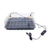 Couvercle Plateau Semis Propagateur Kit Pots De Culture De Semences Pot En Plastique Pas Cher Jardin Pépinière Fleur Plante Led Lampe Mini Cultiver Plateaux De Semis