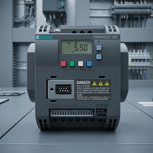 ไดรเวอร์ปรับความถี่อุตสาหกรรม รุ่น 6SL3210-5BE24-0UV1 อินเวอร์เตอร์มอเตอร์ VFD แผงควบคุมดิจิตอล สำหรับปั๊ม พัดลม สายพานลำเลียง - Product Image 2
