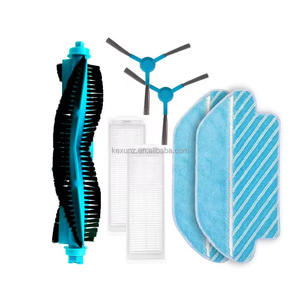 Kit de cepillo principal, cepillo lateral, filtro HEPA y paño de limpieza compatible con los robots aspiradores Cecotec <span class=keywords><strong>Conga</strong></span> 3290, <span class=keywords><strong>3490</strong></span>, 3690 y 3890. - Product Image 1