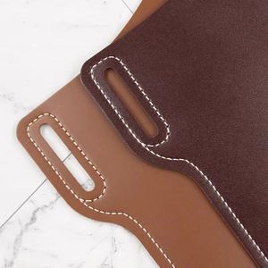 Premium Leather Phone Holster with Belt Loop and Hand Strap for Everyday Carry Outdoor Use and Hands-Free Convenience - Product Image 4