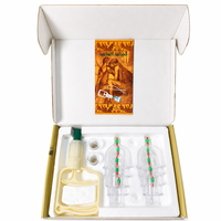 KL 12 pièces Kit de ventouses à vide pour thérapie Hijama, ventouses réutilisables, appareil de ventouses, soulagement des douleurs corporelles, machine de thérapie par ventouses sous vide