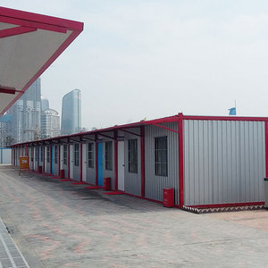 Casa Contenedor, Unidad de Vivienda Modular Portátil, Grosor Estándar, Diseño Rectangular Industrial para Uso en Obras de Construcción - Product Image 2