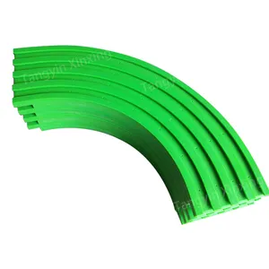 Warehouse Uhmwpe Conveyor Guide Rail Colored Hdpe Virgin Chain Guide Strip