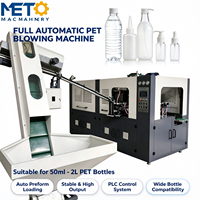 Mesin Pembuat Botol, Stoples, dan Kaleng Plastik PET Otomatis dengan Teknologi Stretch Blow Molding, Dilengkapi PLC dan Komponen