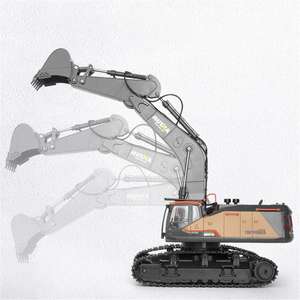Huina 592 RC Excavator 1:14 Scale Metal Radio Control Diecast Toys con cargador y control remoto incluidos - Product Image 2